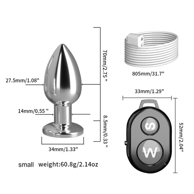 Euphoria Pulse (Anal Plug Vibrator Wireless Remote Control )