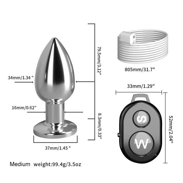 Euphoria Pulse (Anal Plug Vibrator Wireless Remote Control )