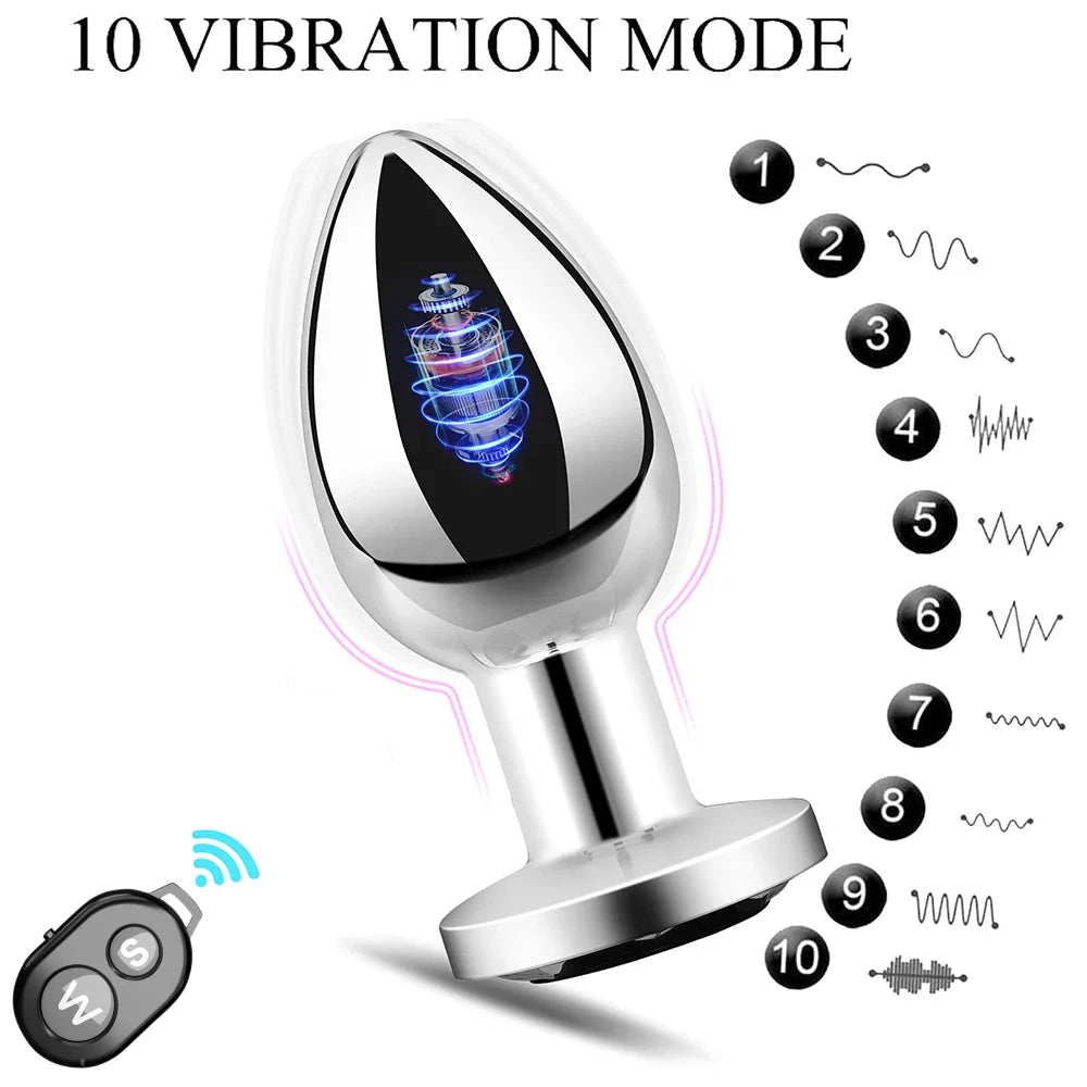 Euphoria Pulse (Anal Plug Vibrator Wireless Remote Control )