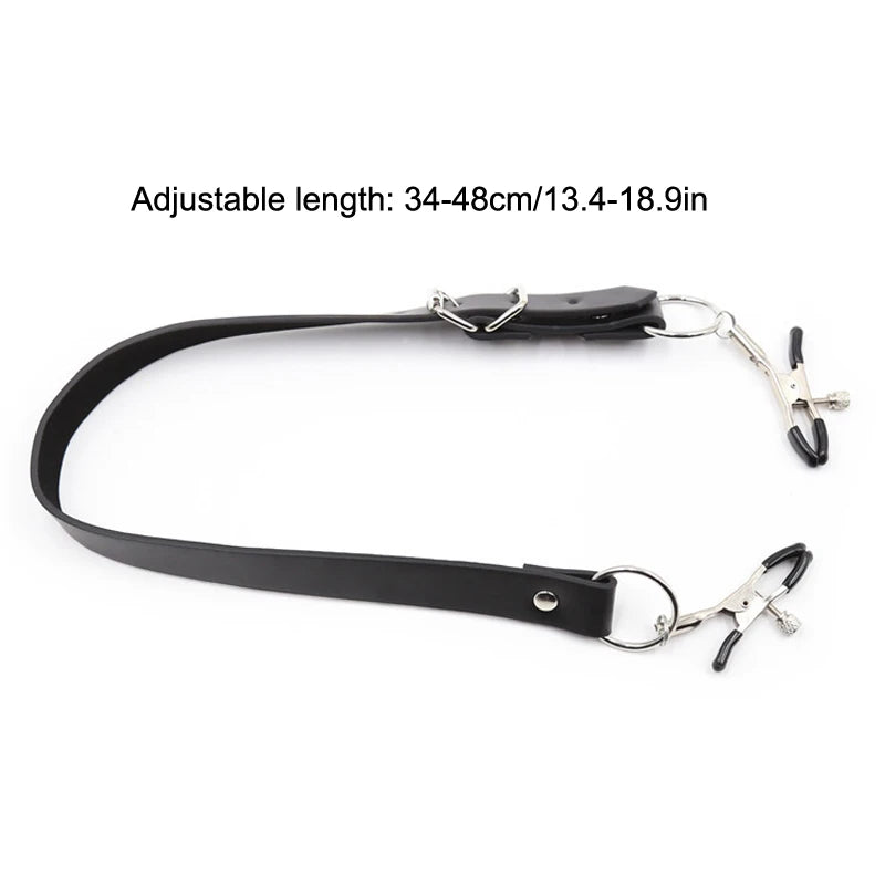 BDSM Nipple & Labia Clamp Harness